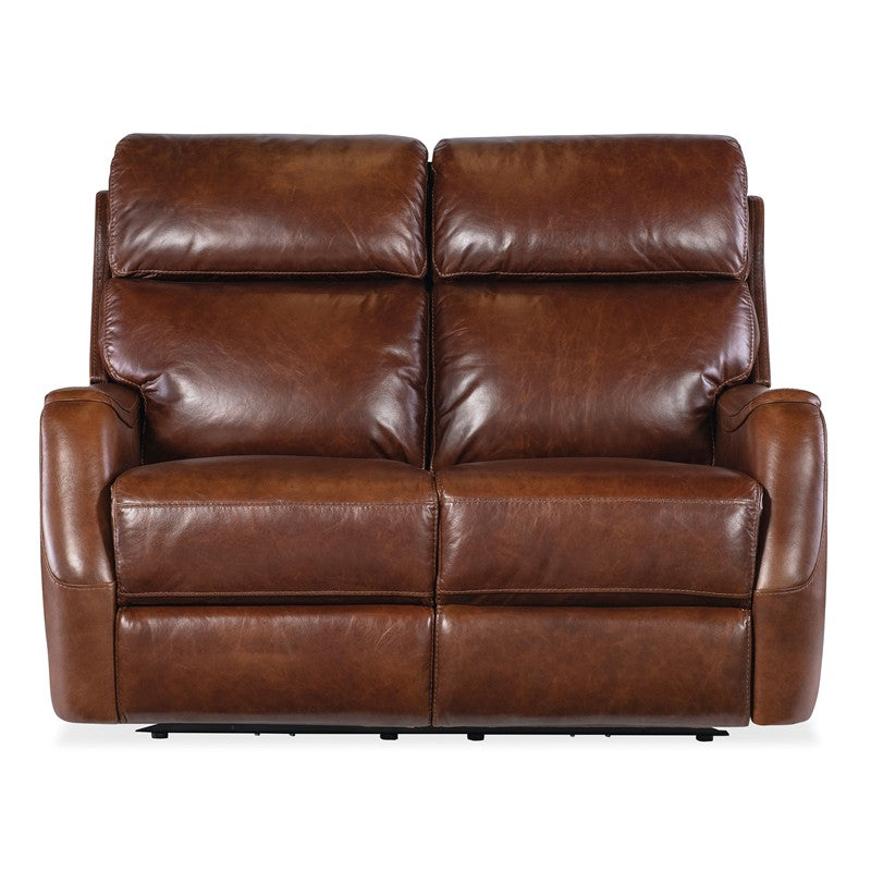 MS - Harlan Zero Gravity Power Loveseat With Power Headrest - Dark Brown