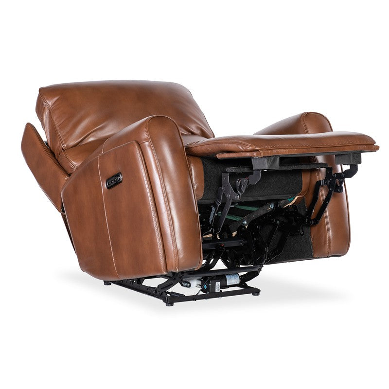 MS - Crosby Zero Gravity Power Recliner With Power Headrest - Brown