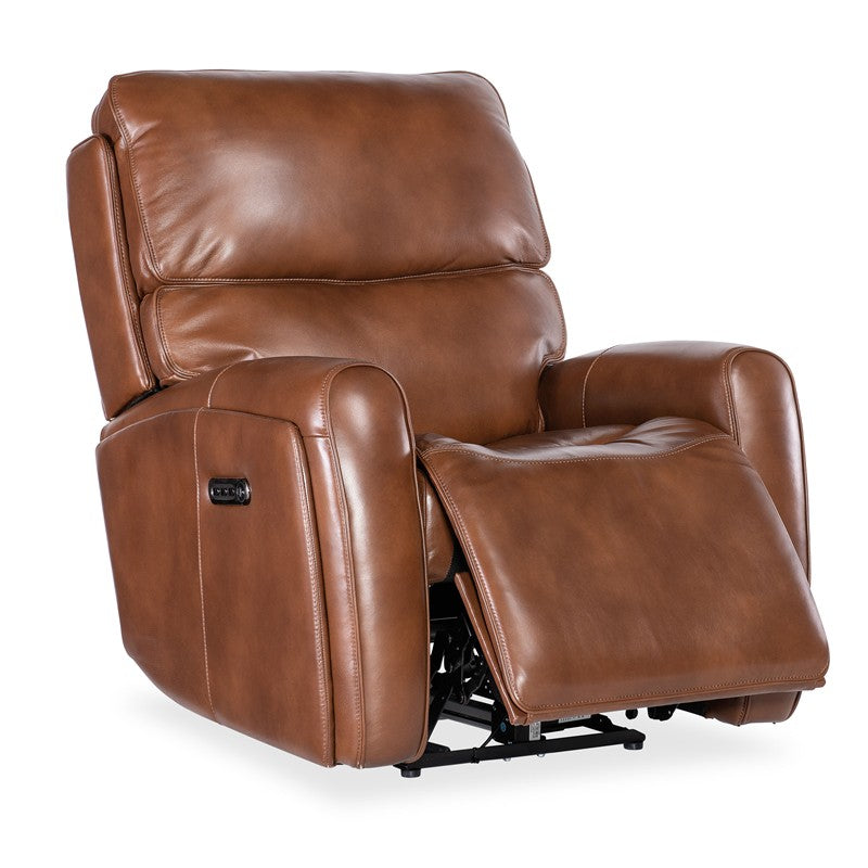 MS - Crosby Zero Gravity Power Recliner With Power Headrest - Brown