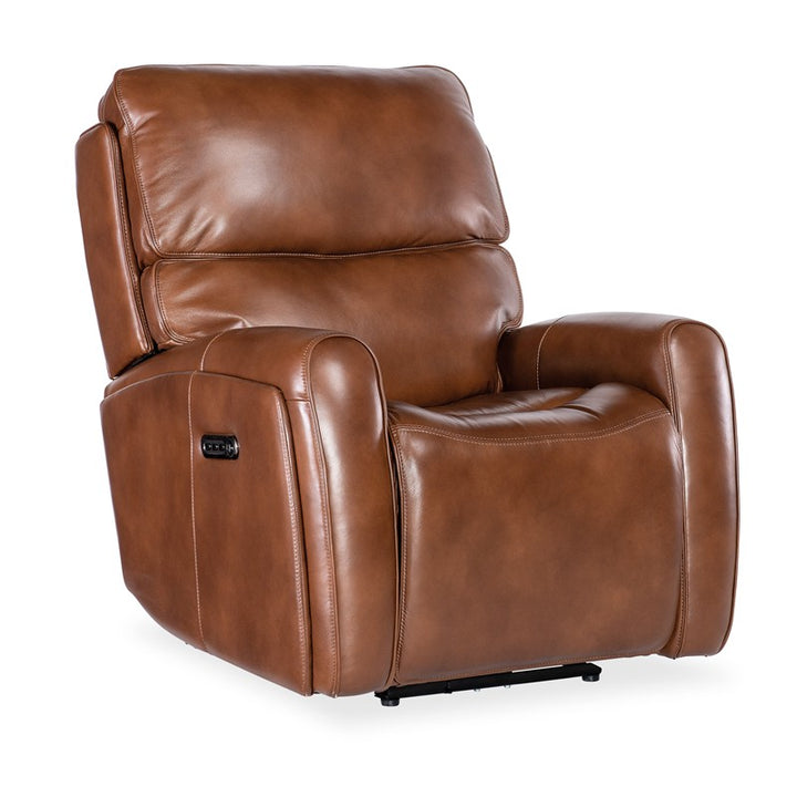 MS - Crosby Zero Gravity Power Recliner With Power Headrest - Brown