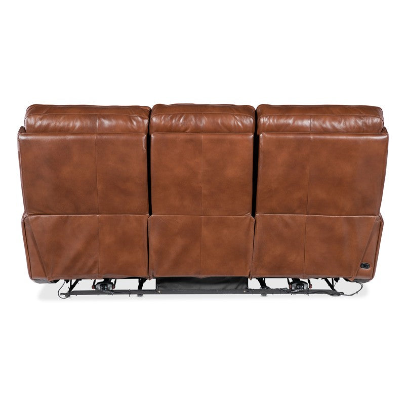 MS - Crosby Zero Gravity Power Sofa With Power Headrest - Brown
