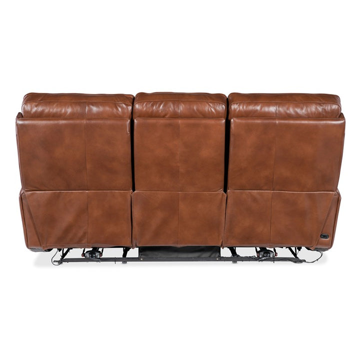MS - Crosby Zero Gravity Power Sofa With Power Headrest - Brown