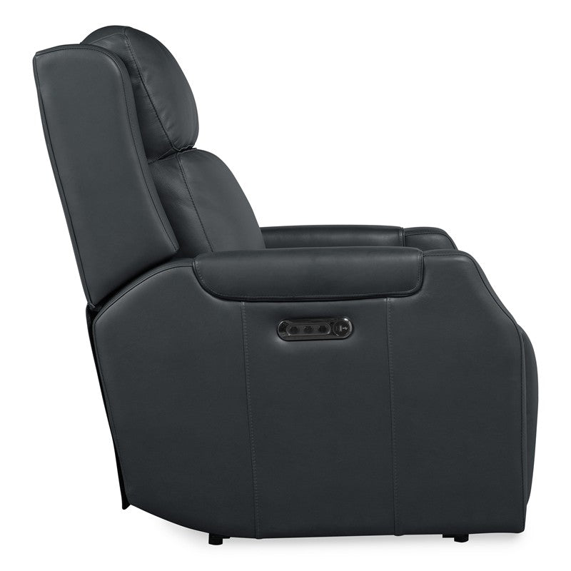 MS - Nelson Zero Gravity Power Recliner With Power Headrest And Lumbar - Black
