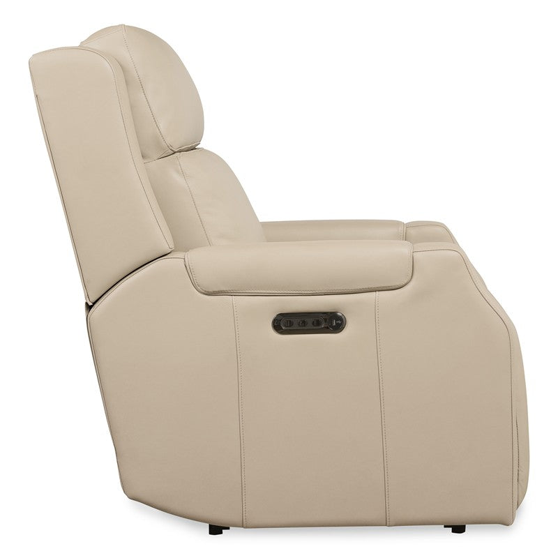 MS - Nelson Zero Gravity Power Recliner With Power Headrest And Lumbar - Beige