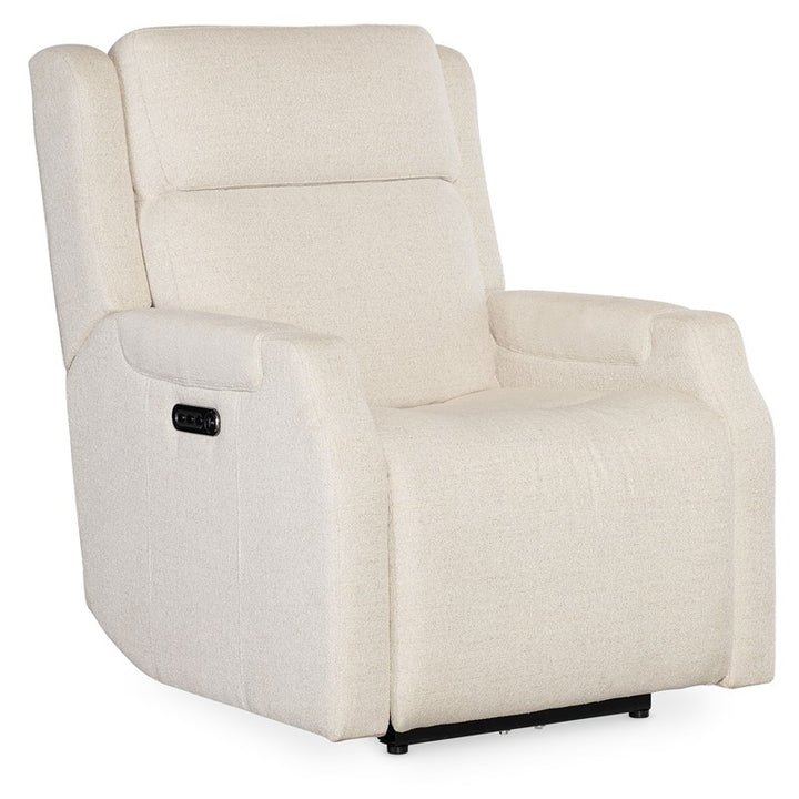 MS - Nelson Zero Gravity Power Recliner With Power Headrest And Lumbar - White