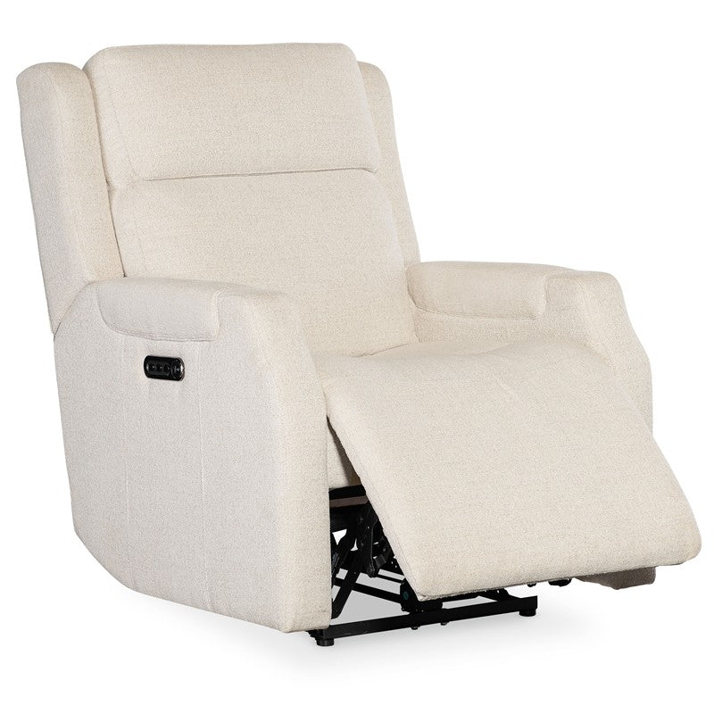 MS - Nelson Zero Gravity Power Recliner With Power Headrest And Lumbar - White