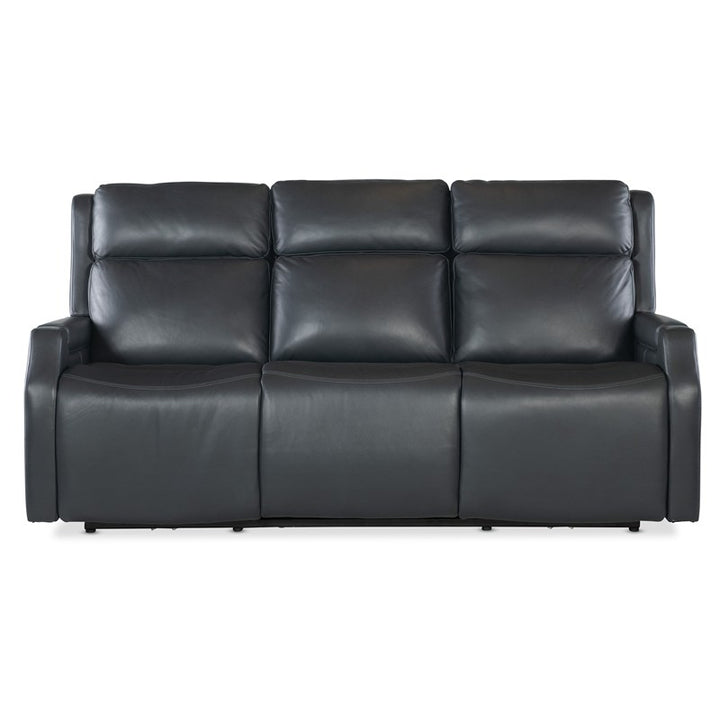 MS - Nelson Zero Gravity Power Sofa With Power Headrest And Lumbar - Black