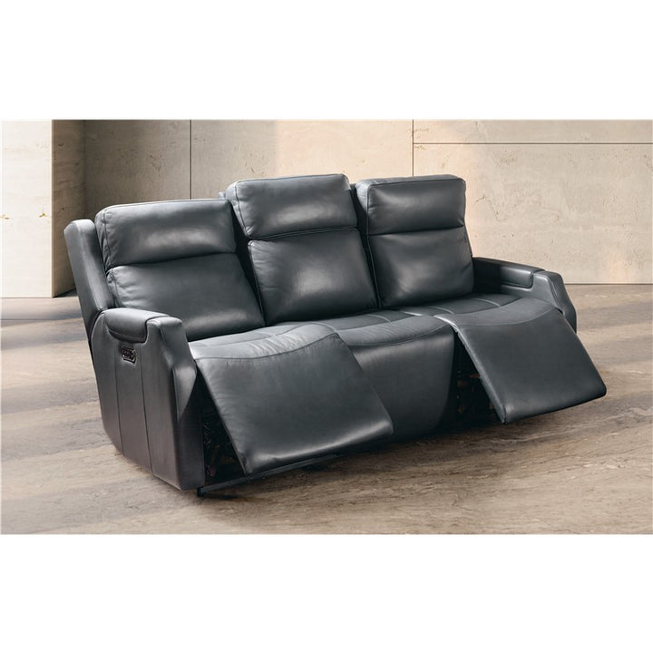 MS - Nelson Zero Gravity Power Sofa With Power Headrest And Lumbar - Black