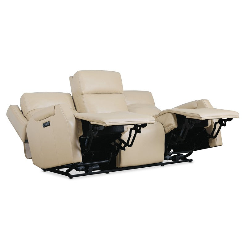 MS - Nelson Zero Gravity Power Sofa With Power Headrests And Lumbar - Beige