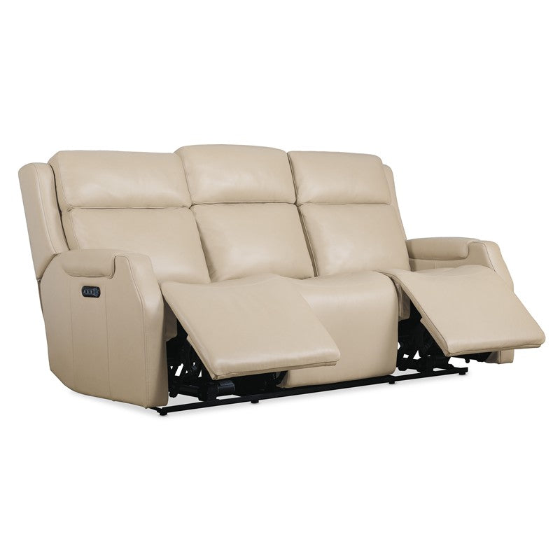 MS - Nelson Zero Gravity Power Sofa With Power Headrests And Lumbar - Beige