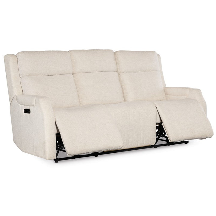 MS - Nelson Zero Gravity Power Sofa With Power Headrest And Lumbar - White