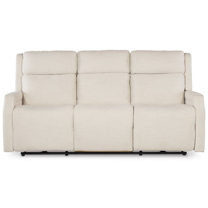 MS - Nelson Zero Gravity Power Sofa With Power Headrest And Lumbar - White