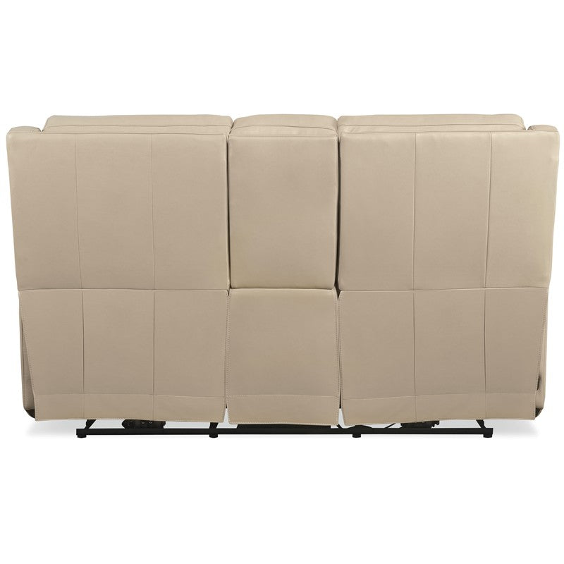 MS - Nelson Zero Gravity Power Console Loveseat With Power Headrest And Lumbar - Beige