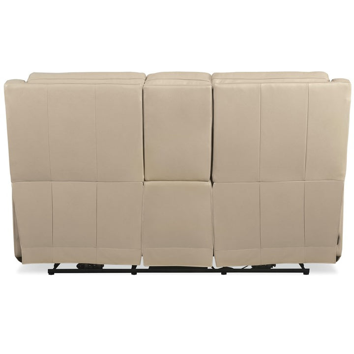 MS - Nelson Zero Gravity Power Console Loveseat With Power Headrest And Lumbar - Beige