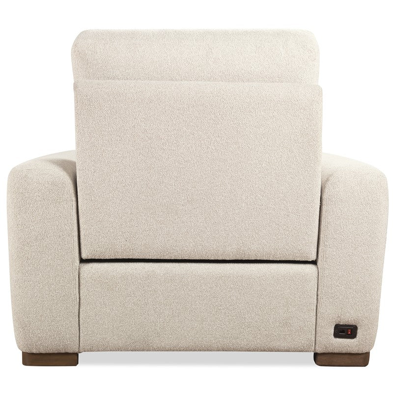 Living Your Way - Small Optimus Power Recliner With Power Headrest - Beige
