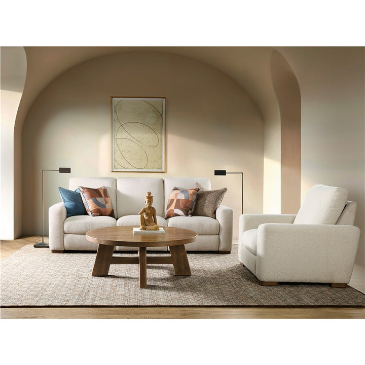 Living Your Way - Small Optimus Power Recliner With Power Headrest - Beige