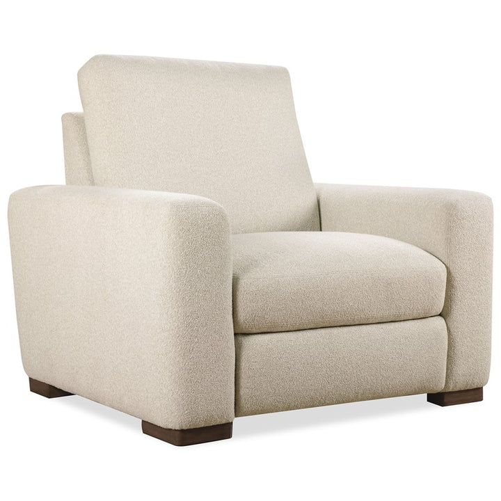Living Your Way - Small Optimus Power Recliner With Power Headrest - Beige