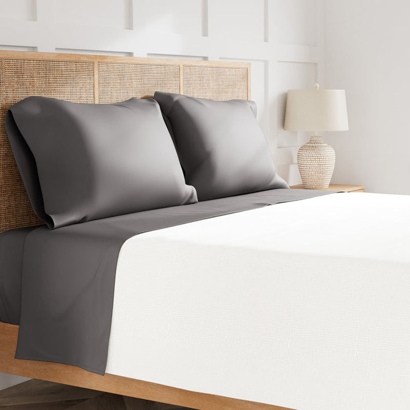 Ready To Bed 2.0 Grey King Sheet Set