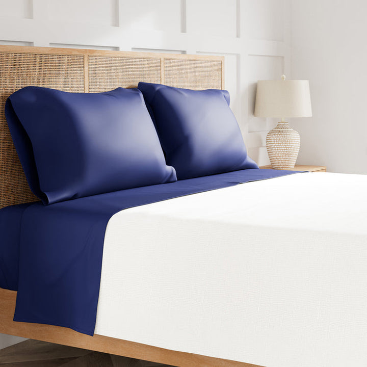 Ready To Bed 2.0 Navy King Sheet Set