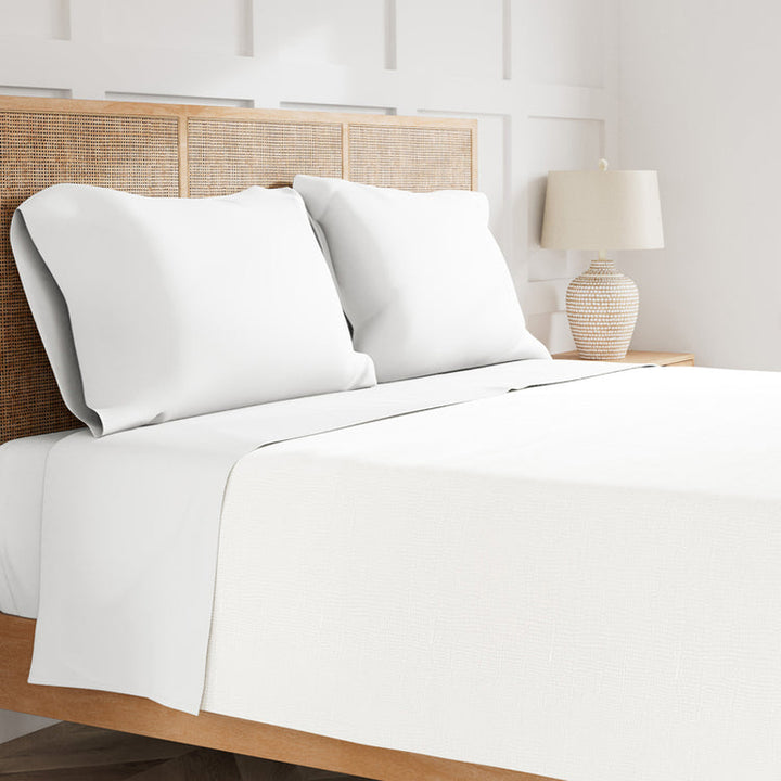 Ready To Bed 2.0 White King Sheet Set