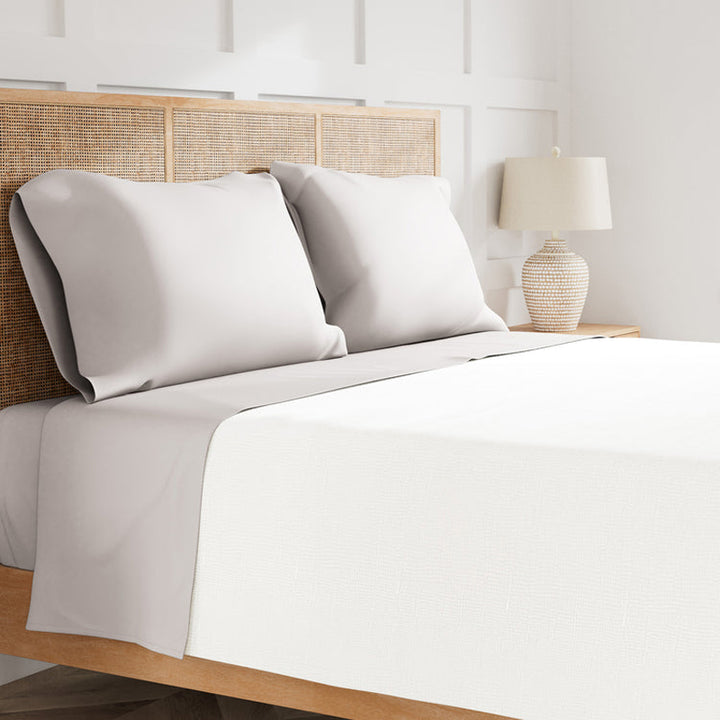 Ready To Bed 2.0 Silver Queen Sheet Set