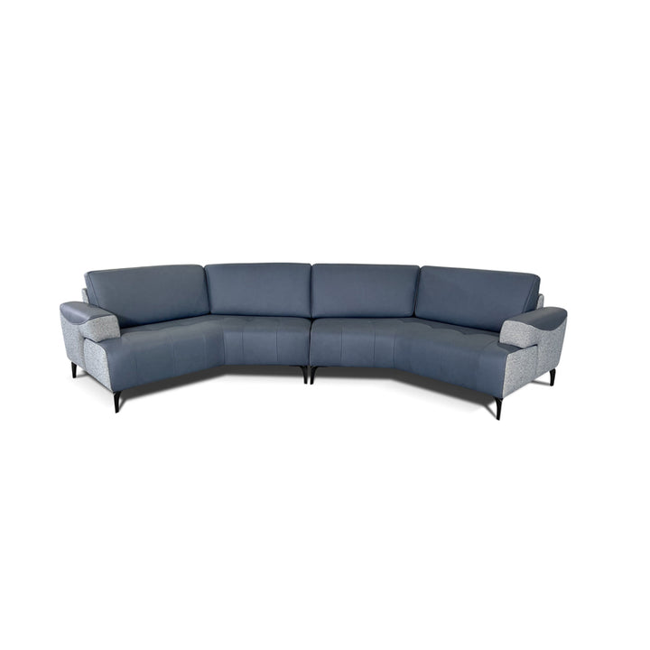 Soave Angled Leather and Fabric
