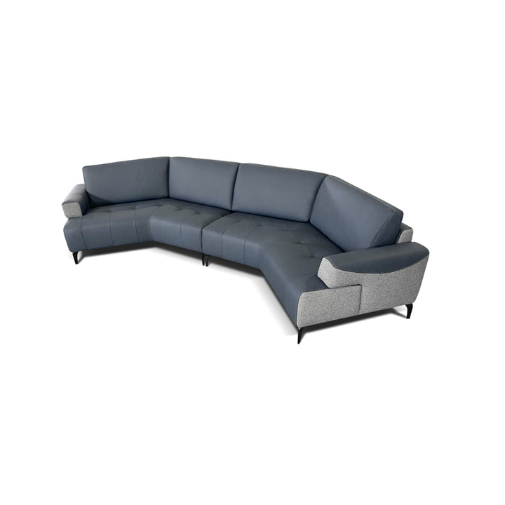 Soave Angled Leather and Fabric