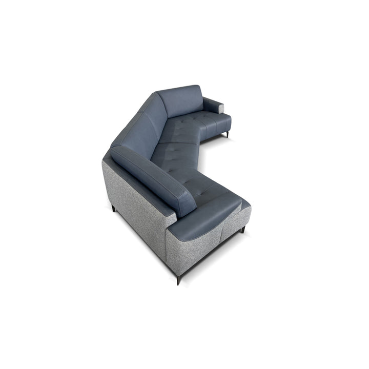 Soave Angled Leather and Fabric