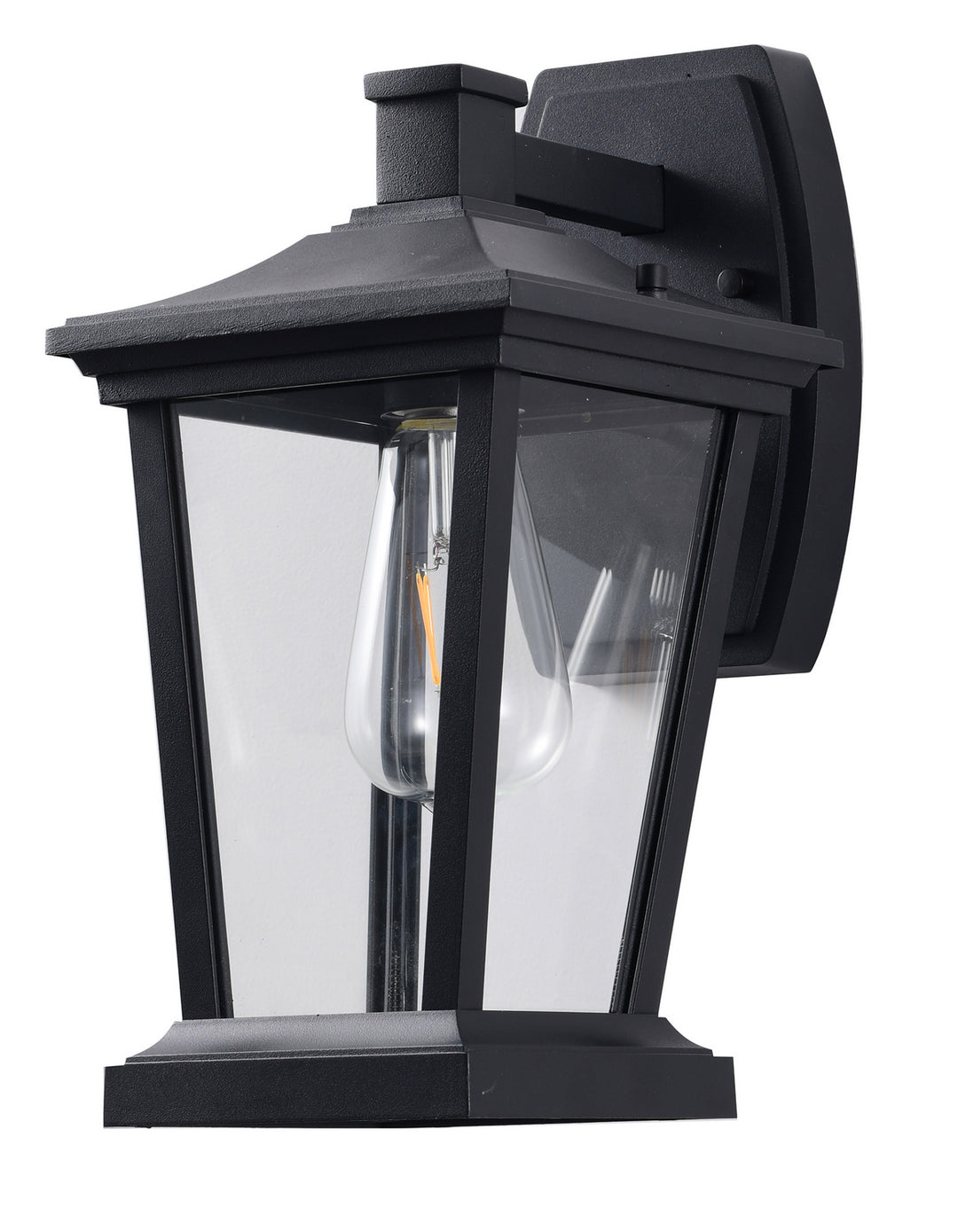 TD27W7MBLK One Light Outdoor Wall Sconce