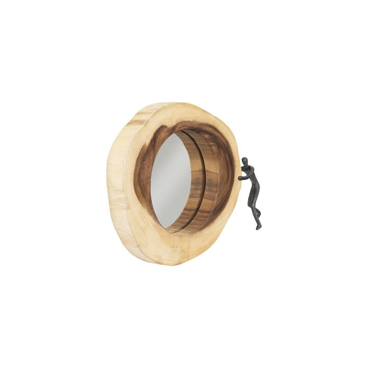 Atlas Cross Cut Mirror, Small, Right Side Full Body
