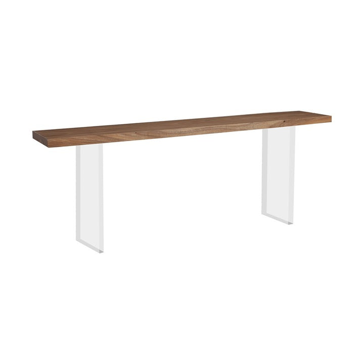Floating Console Table, Acrylic Legs