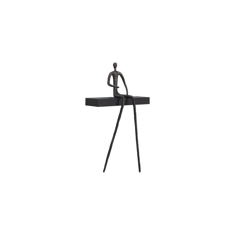 Moveable Man On Short Shelf, Sitting