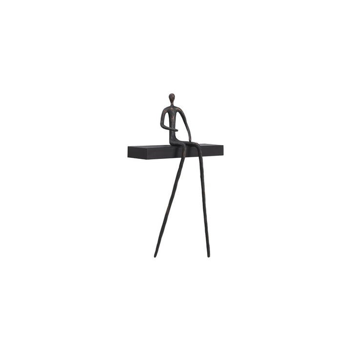 Moveable Man On Short Shelf, Sitting