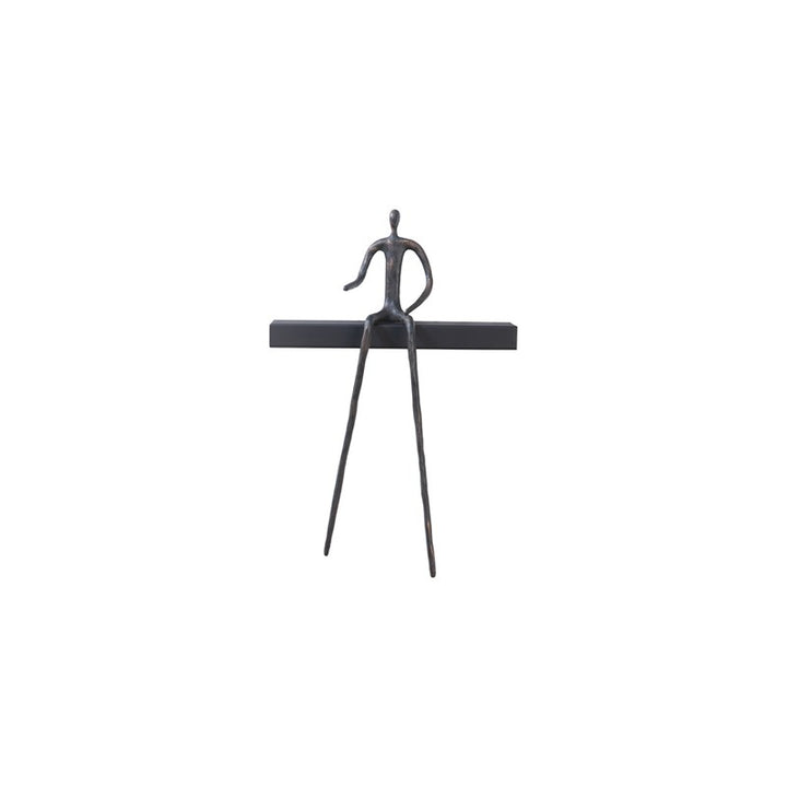 Moveable Man On Short Shelf, Sitting