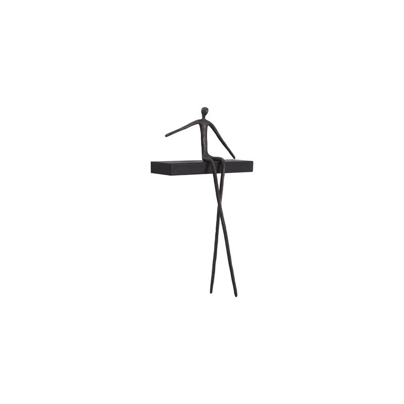 Moveable Man On Short Shelf, Sitting