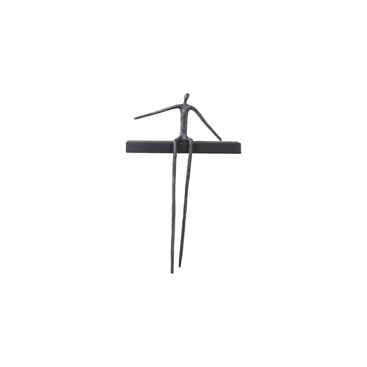 Moveable Man On Short Shelf, Sitting