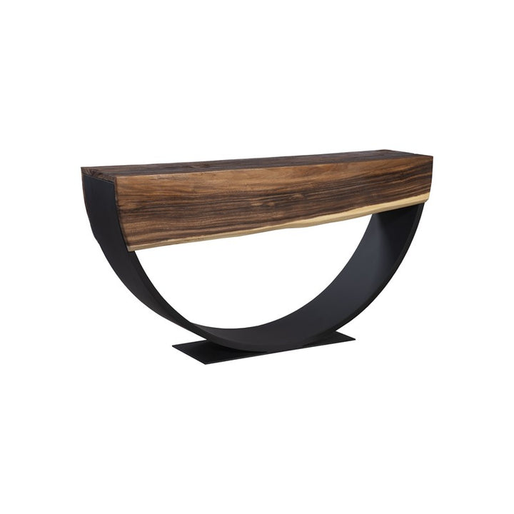 Arc Console Table, Natural, Double Sided