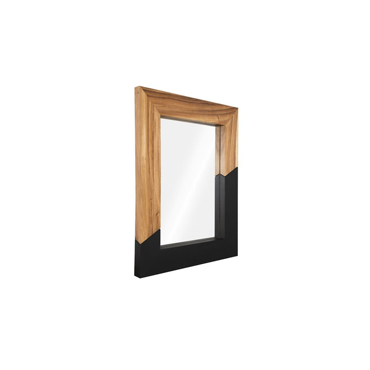 Geometry Wood Mirror