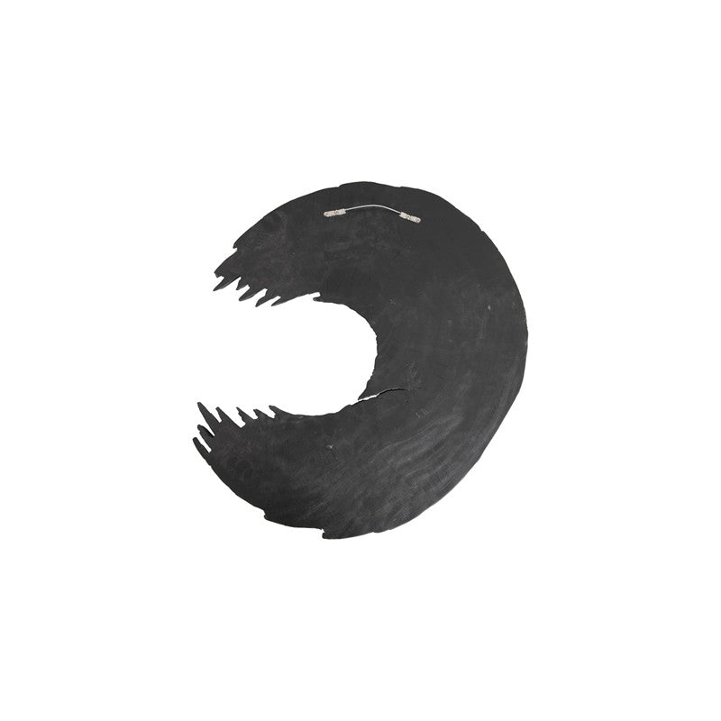 Swoop Wall Art, Black Wood