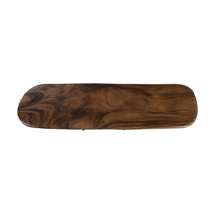 Atlas Console Table, Natural Finish, Metal