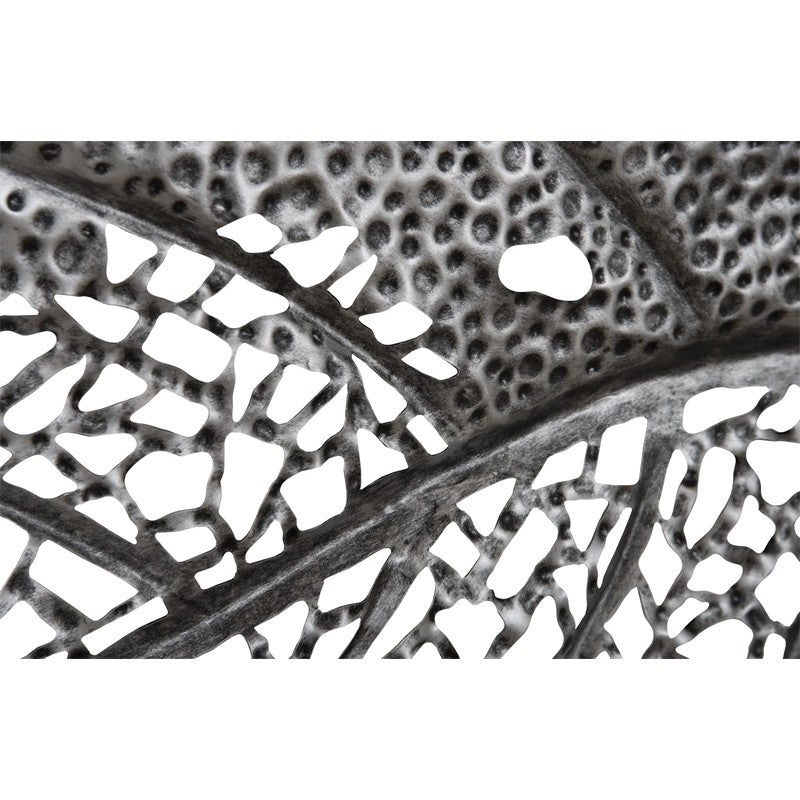 Birch Leaf Wall Art, Silver, MD
