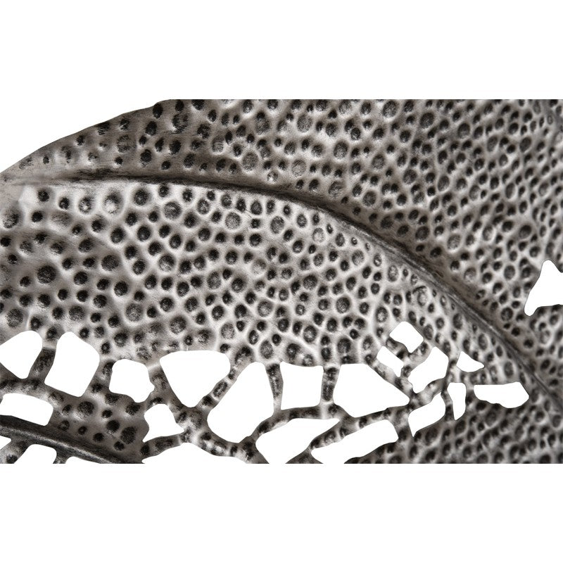 Birch Leaf Wall Art, Silver, XL