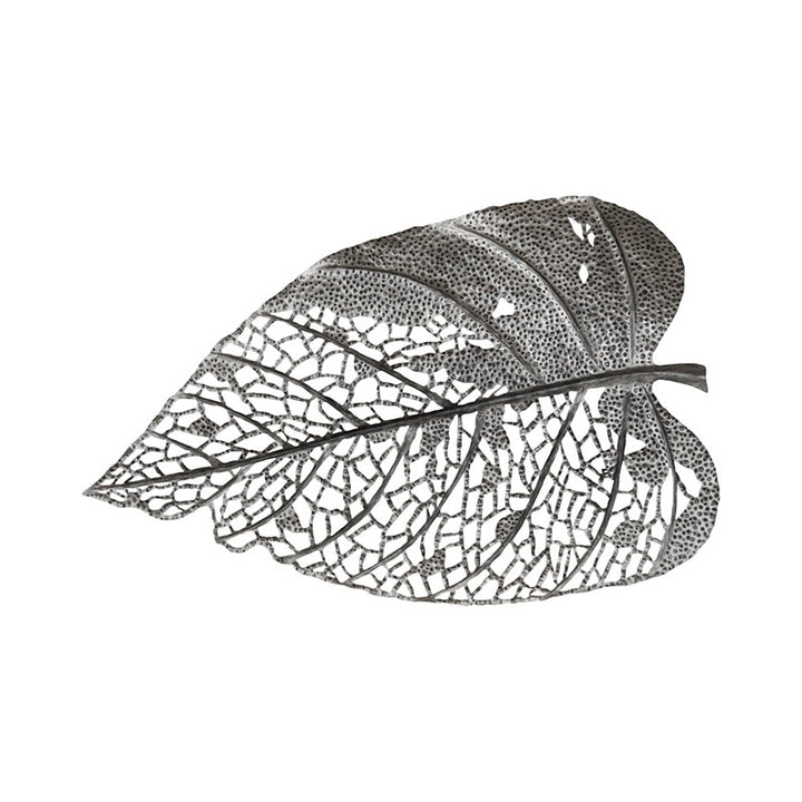 Birch Leaf Wall Art, Silver, XL