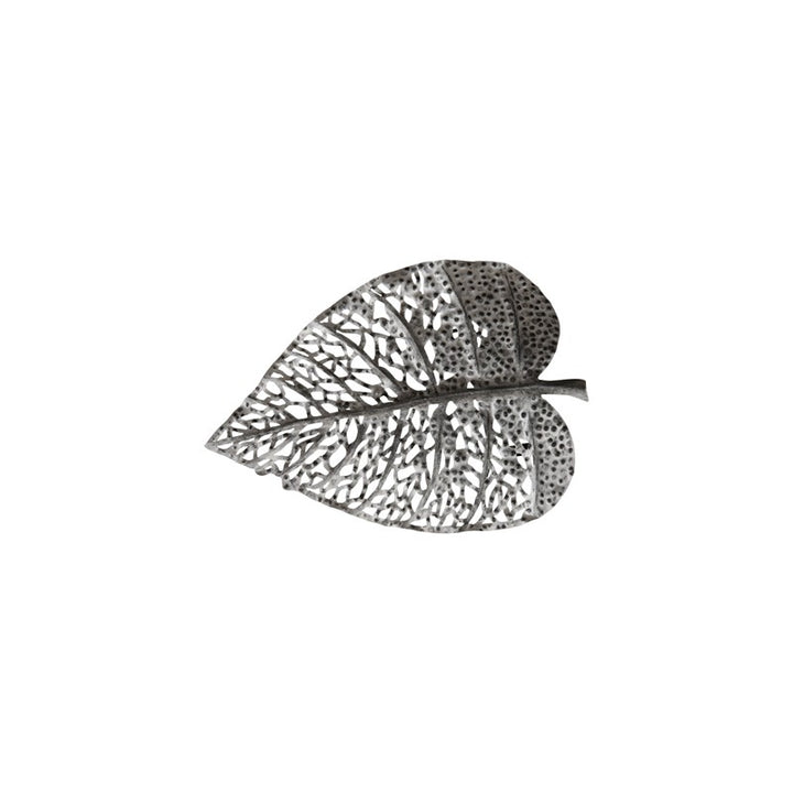 Birch Leaf Wall Art, Silver, XS
