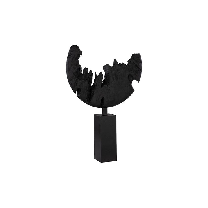 Broken Moon Statue