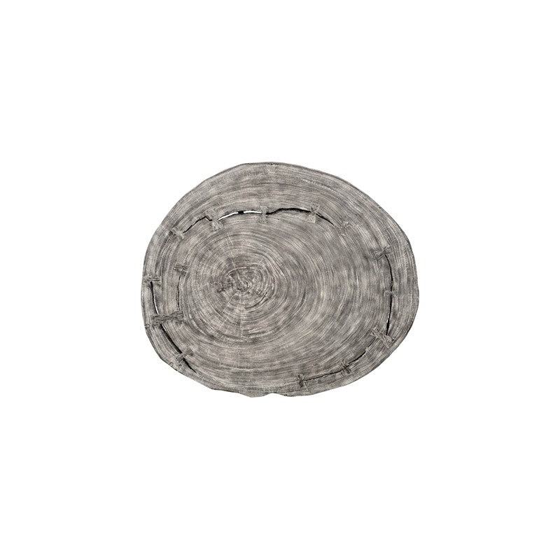 Floating Coffee Table On Acrylic Legs, Gray Stone , Size Varies