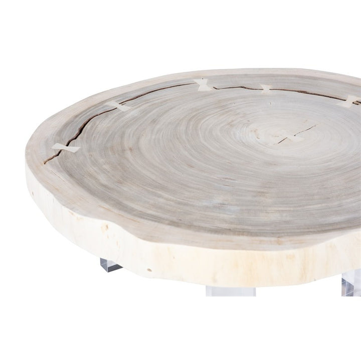 Floating Coffee Table with Acrylic Legs