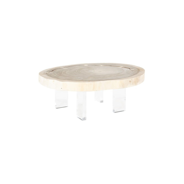 Floating Coffee Table with Acrylic Legs