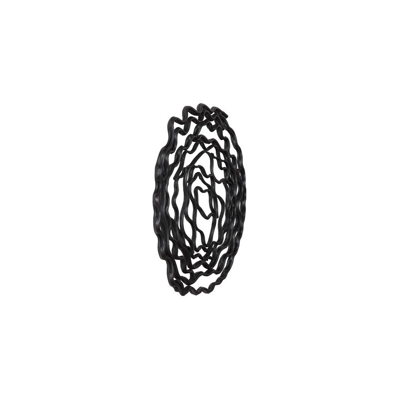Vine Wall Flower, Black