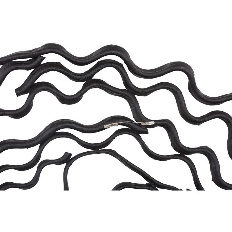 Vine Wall Flower, Black